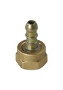 DETENDEUR CONNEXION RAPIDE BUTANE 1,3KG/H 28 MBAR / VALVE Ø27 / SORT.MÂLE 20X150