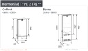 BORNE HARMONISEE TYPE 2 TRI ERDF (BORNE REMIC 300) *