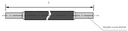 LIAISON 90A 16 MM² NOIRE 6980075