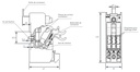 NEUTRE TRIPLE SECTIONNABLE AVEC PATTE 6940411
