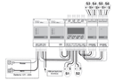 CENTRALE DETECTION GAZ 2/6 POINTS ALIM 12/24V - SUR RAIL DIN 3 RELAIS 2 SONDES