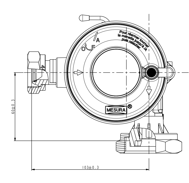 DETENDEUR B10 27MBAR EQ SECU 8450140 NF404 REG112