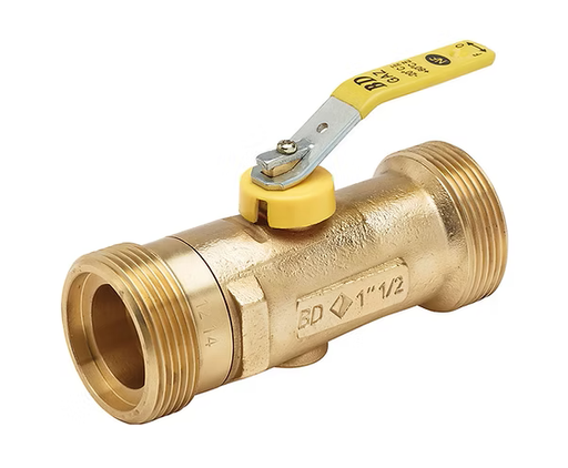 [BAN22013025] ROBINET D ARRET CAL25 500MB M/M JPG 1''1/4 RAC26/34 POIGNEE NF NF078 ROC062