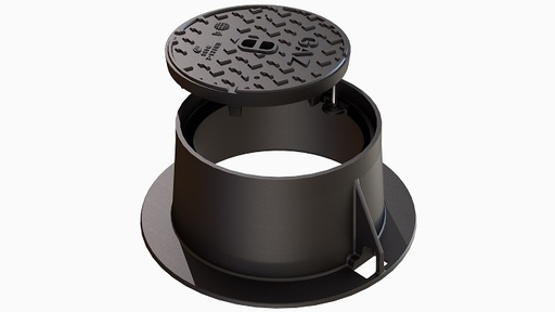 [EJF548737] BOUCHE A CLE S600NR3 D400 NF GAZ - ACCES ROBINET GAZ ENTERRE Ø290MM