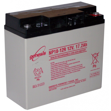 [TECBA012] BATTERIE SECOURS PLOMB 12V 18AH POUR ALIMENTATION SECOURUE PS185
