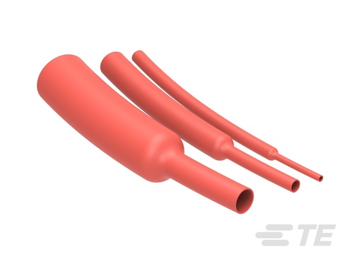 [TYC135921-2] GAINE THERMORETRACTABLE PAROI MINCE CGPT 2.4/1.2 ROUGE 1M